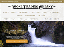 Tablet Screenshot of boonetrading.com